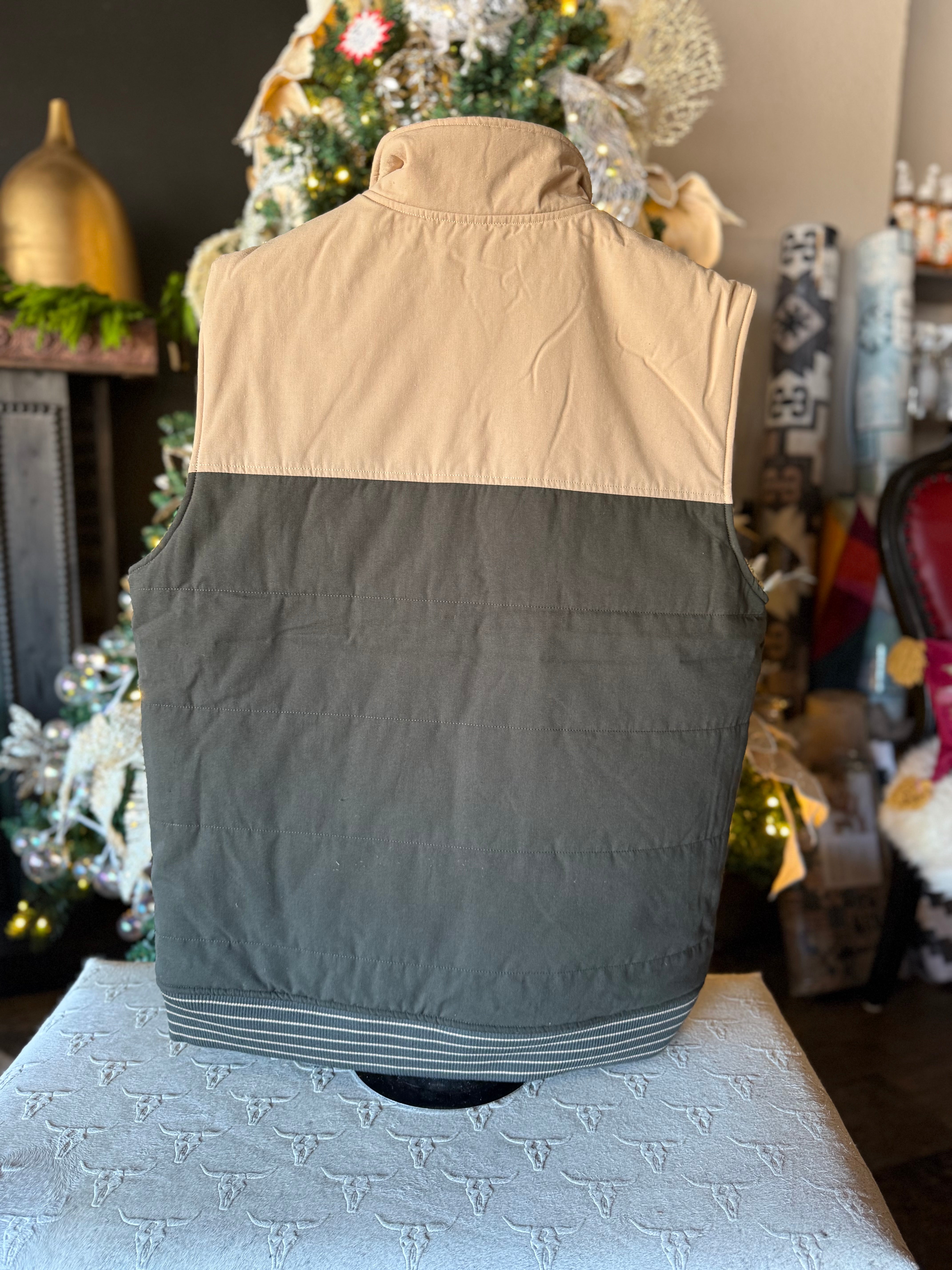 C0002 Men’s Reversible Vest - Olive
