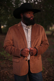 M1003 Light Brown Corduroy Sports Coat