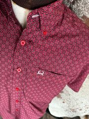 M10 short sleeve Button Up Cinch
