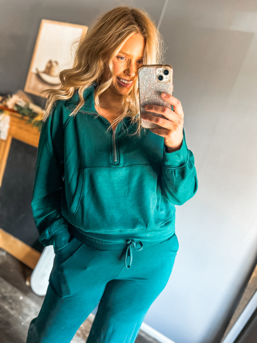 Emerald modal pullover