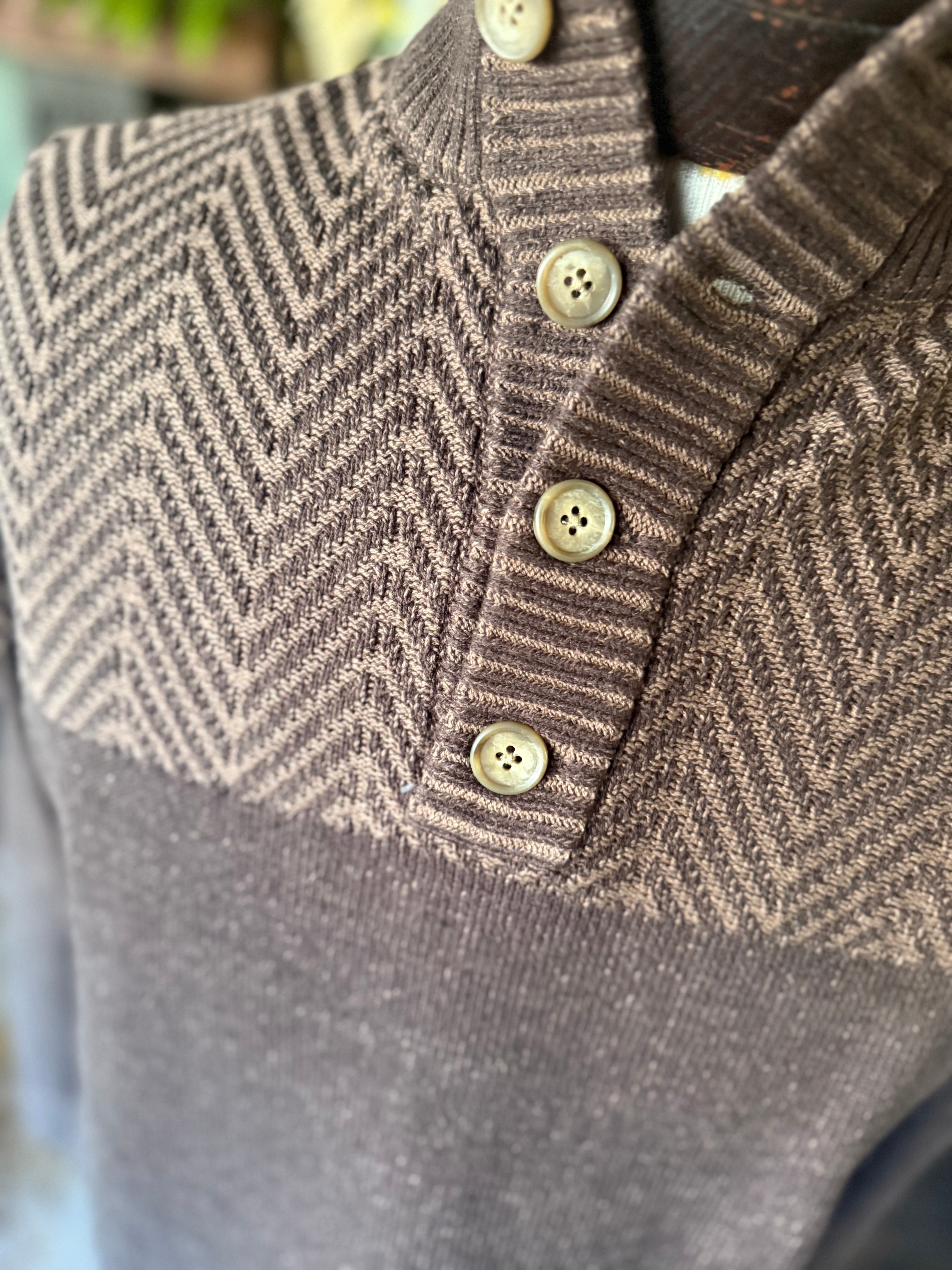 C2002 Men’s Sweater / Brown