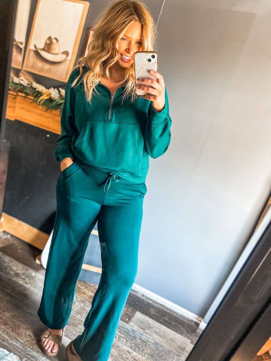 Emerald modal pants