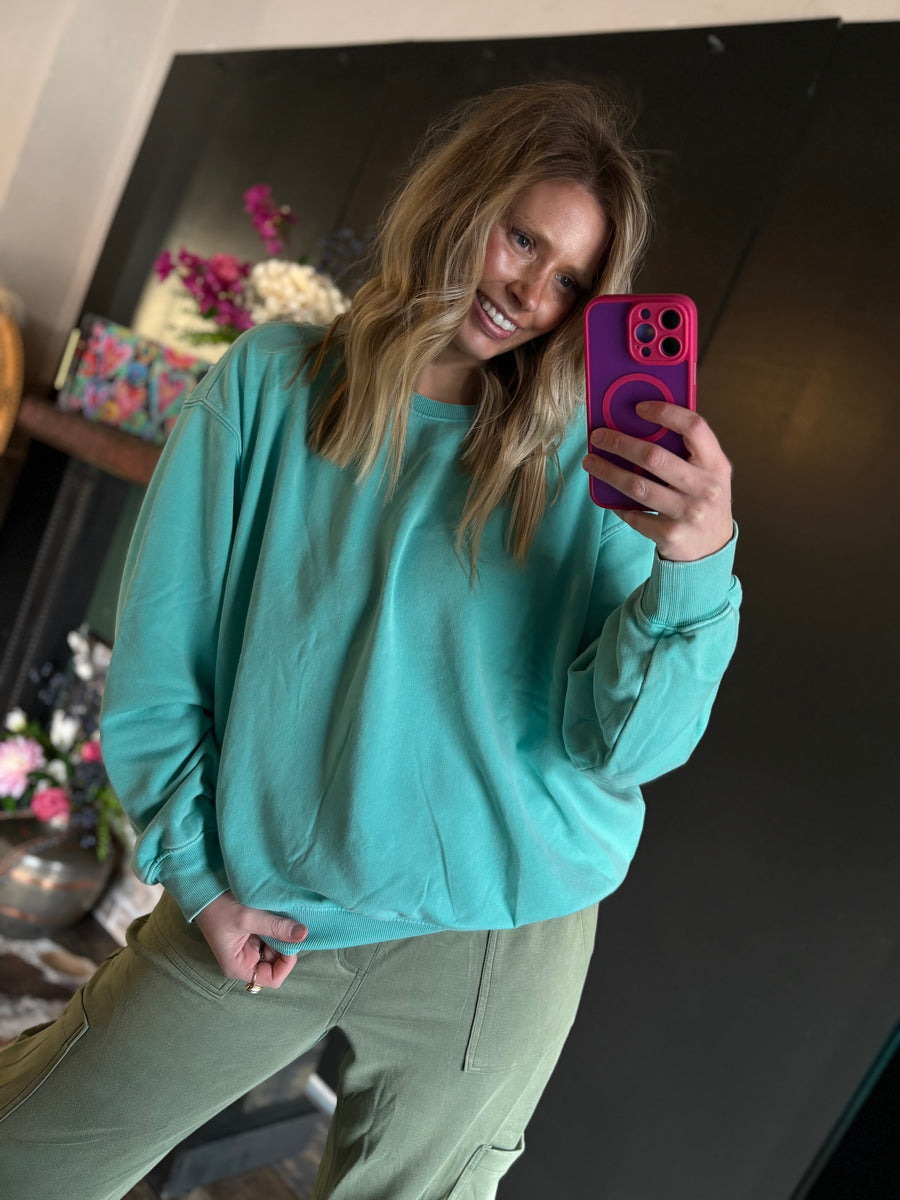 W11 Double Zero Long Sleeve Turquoise