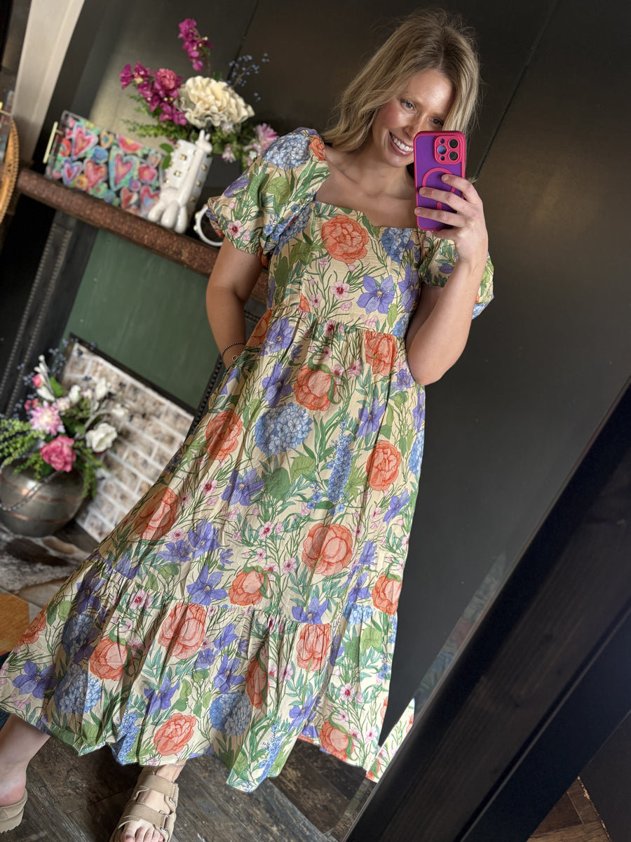 W32 Floral Dress