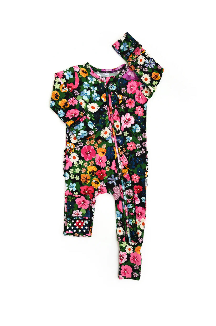 B7 Cassandra Ruffle Zip Bamboo