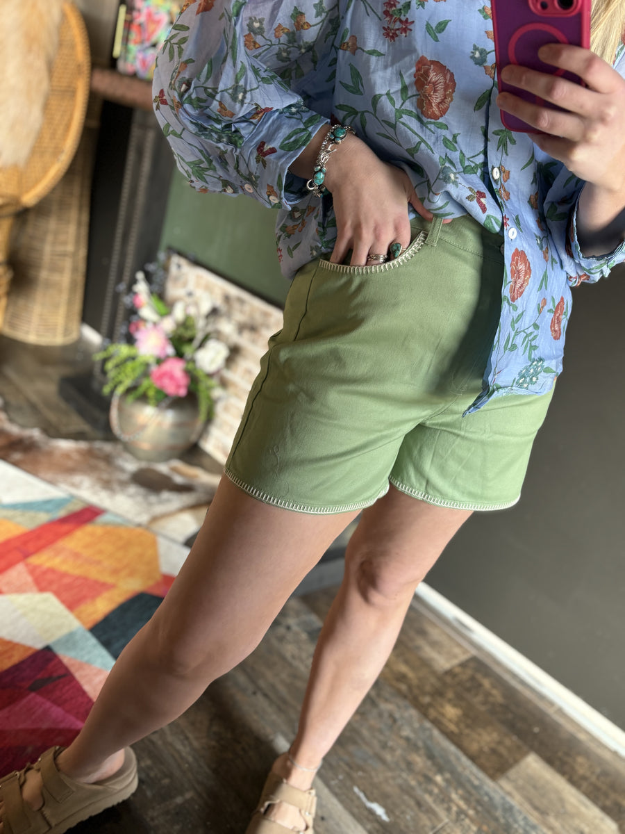 W36 Sage Shorts