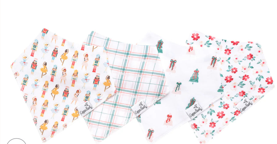 Juliet Bandana Bib Set (4-pack)