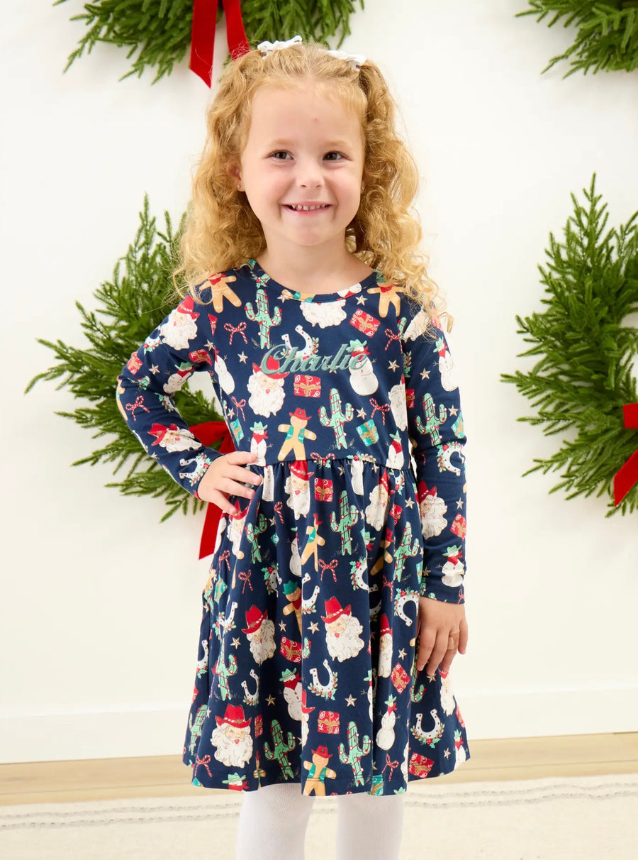 K173 Long Sleeve Christmas Dress