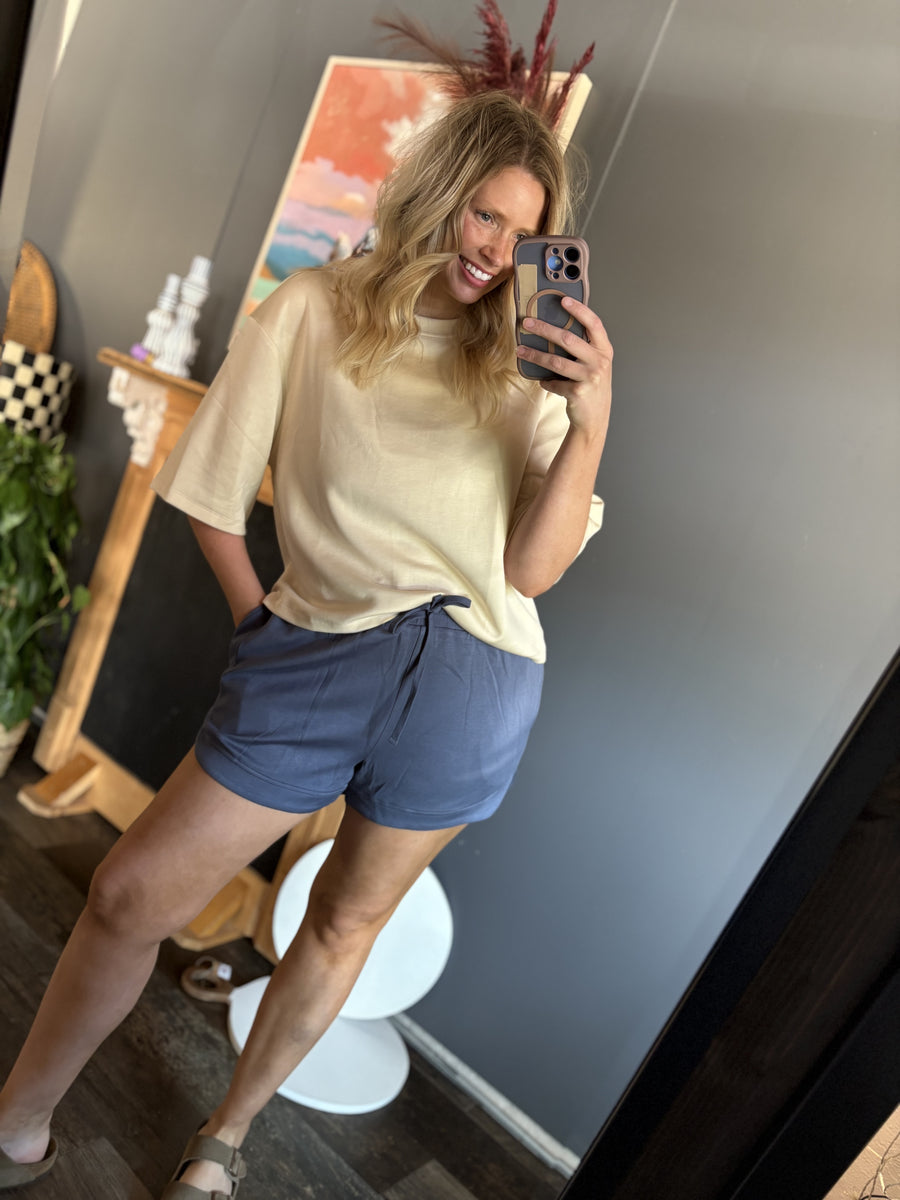 W75 Cream Modal Tee