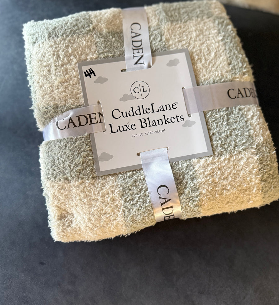 Checkered Sherpa Blanket