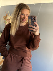 W120 Modal L/S Top - Chestnut