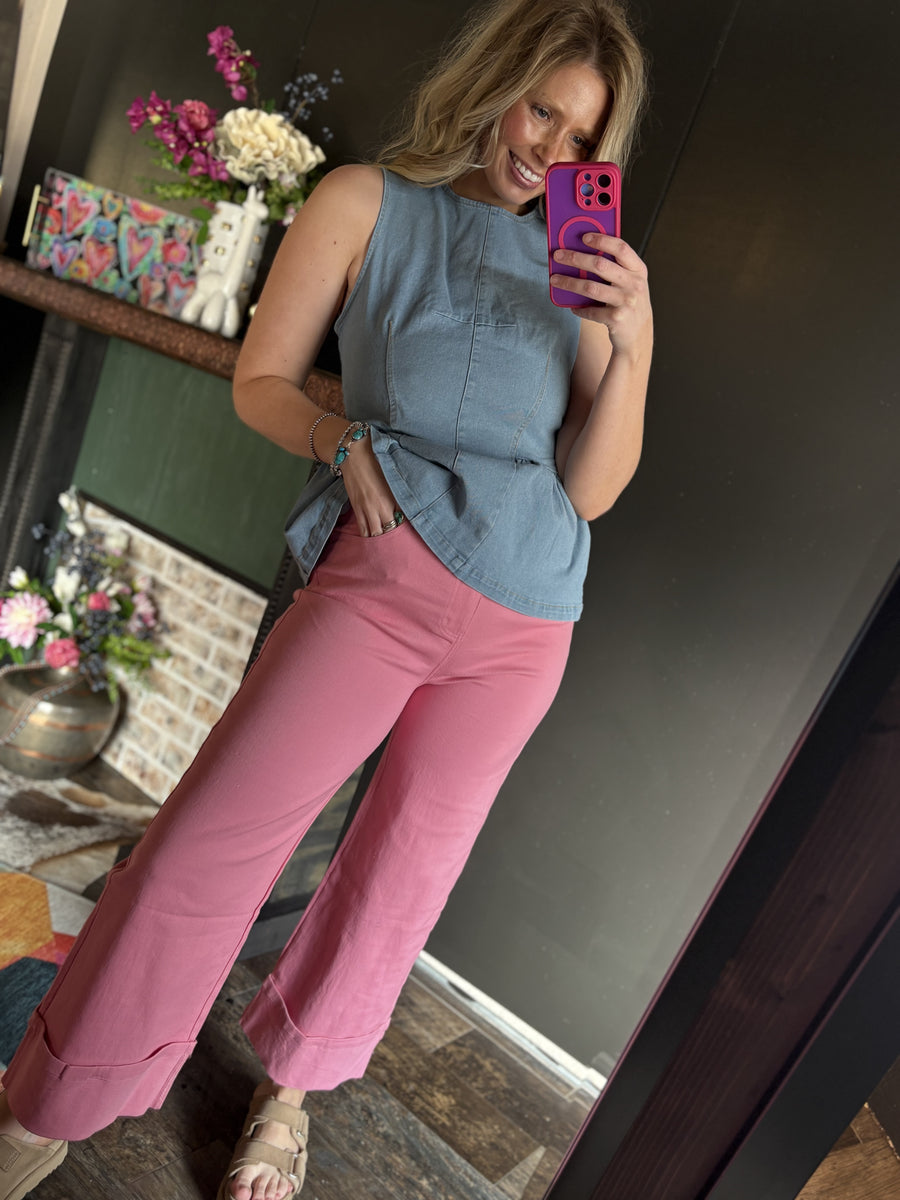 W106 Light Pink Pants
