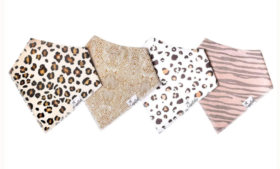 Zara Baby Bandana Bib Set (4-pack)