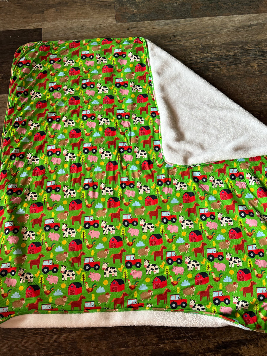 Barn Yard 50x60 Blanket