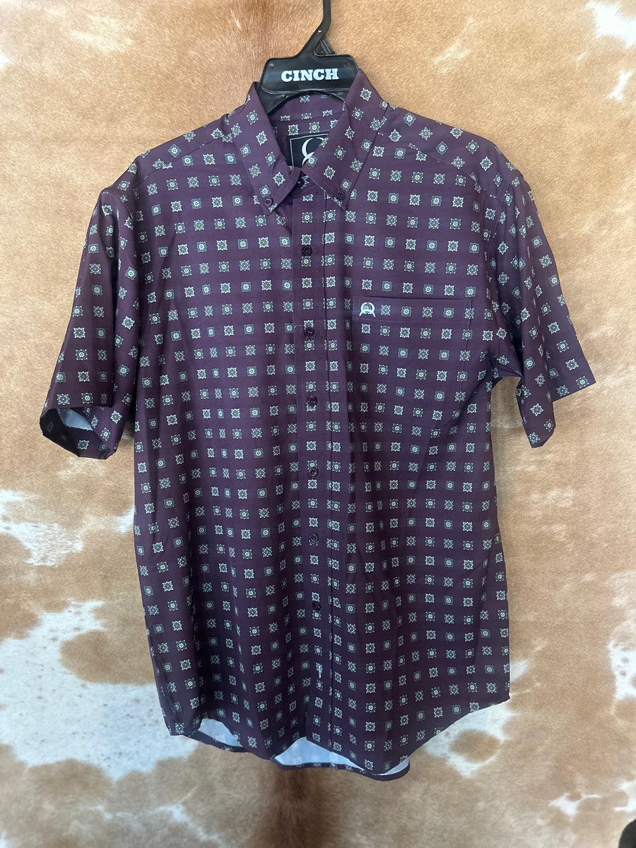 Plum Button Up Cinch