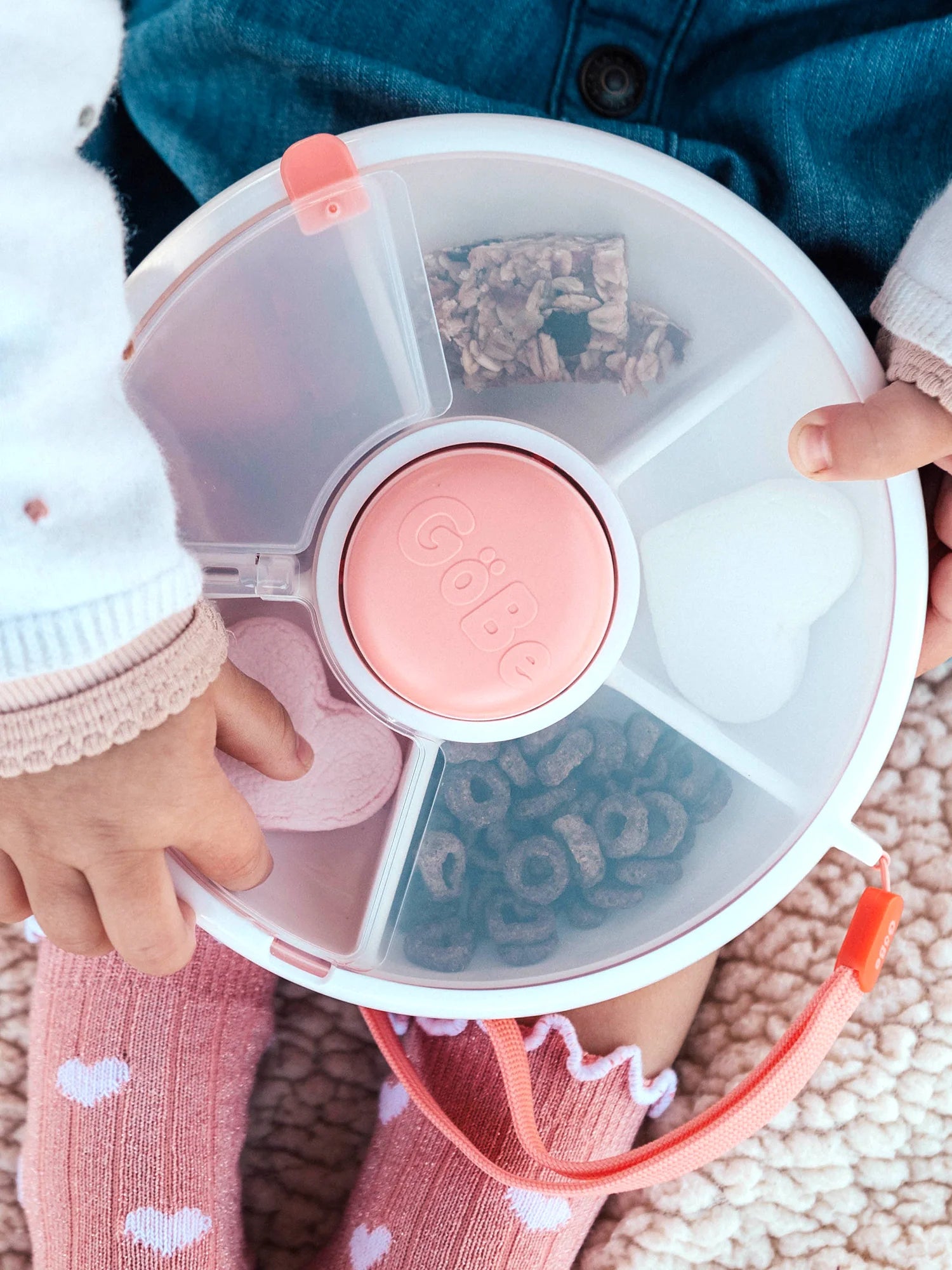 Pink GoBe Snack Spinner
