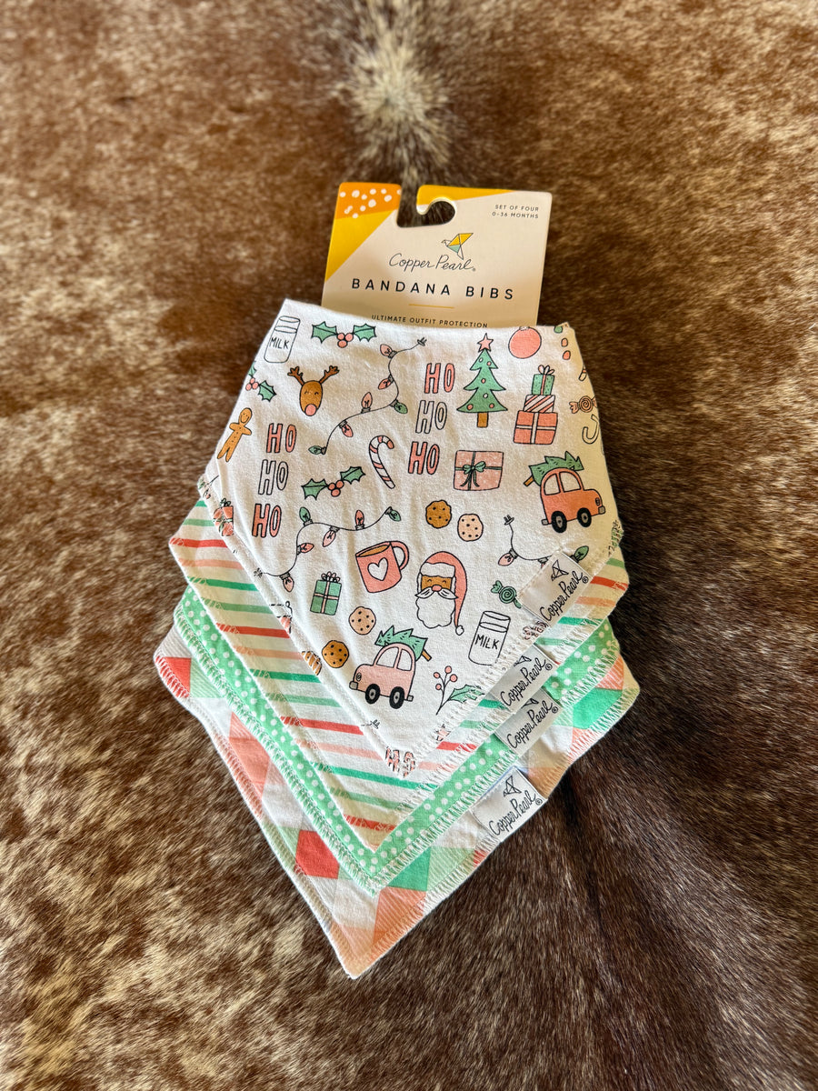 Cindy Holiday baby bibs