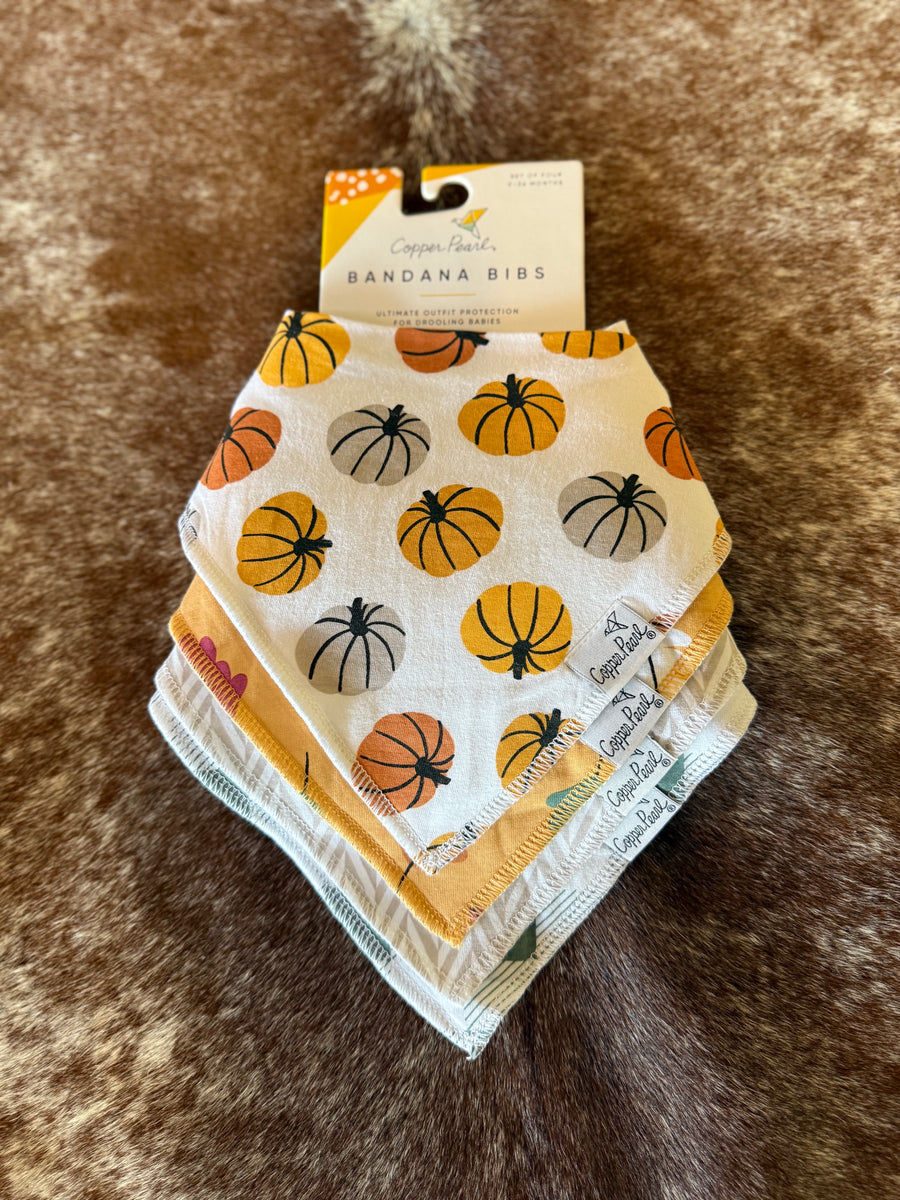 Pumpkin baby bibs