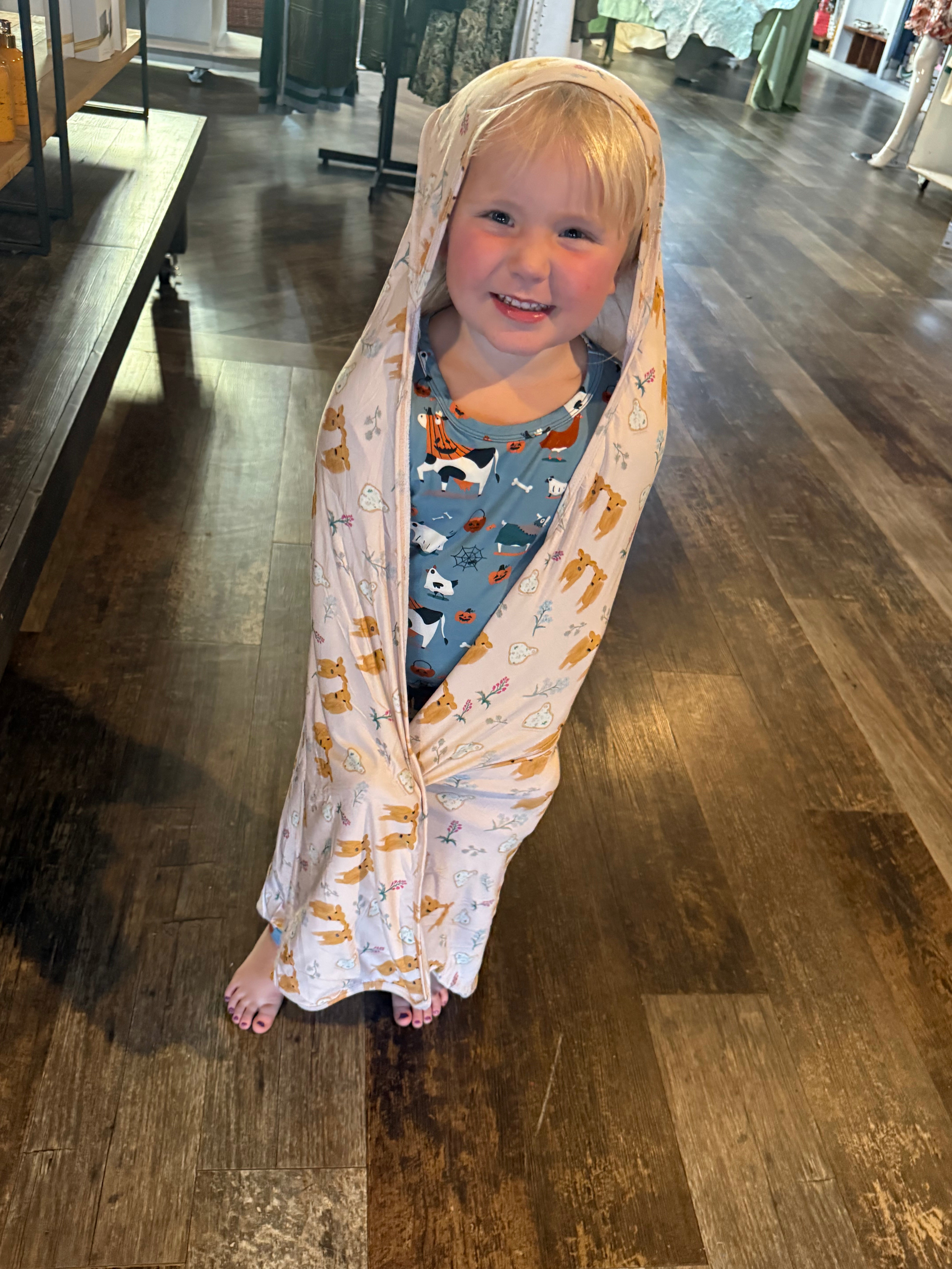 Jersey Calves Baby/Toddler Hooded Towel