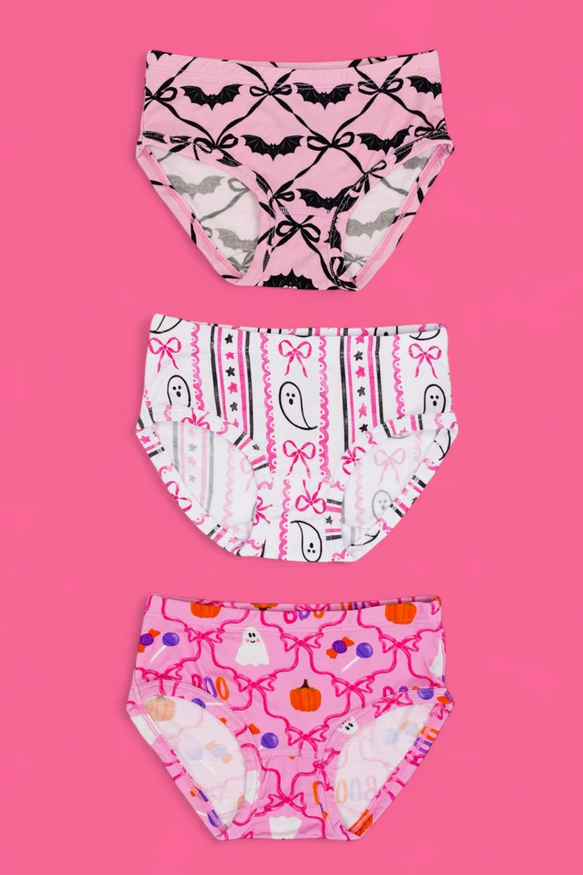 Batty Bows Girl’s Brief Set