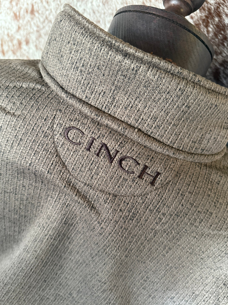C0017 Men’s Knit 1/4 Zip/Brown