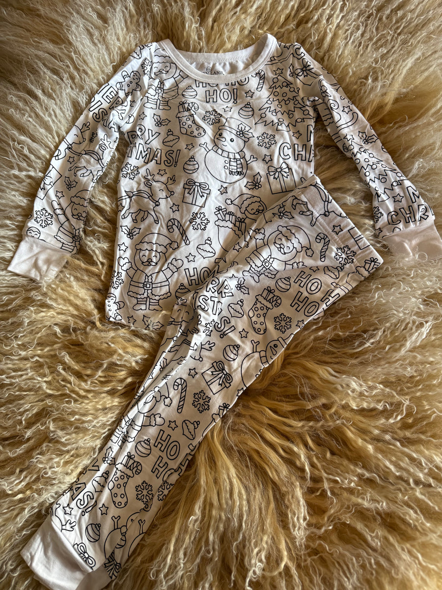 Christmas Coloring PJ’s