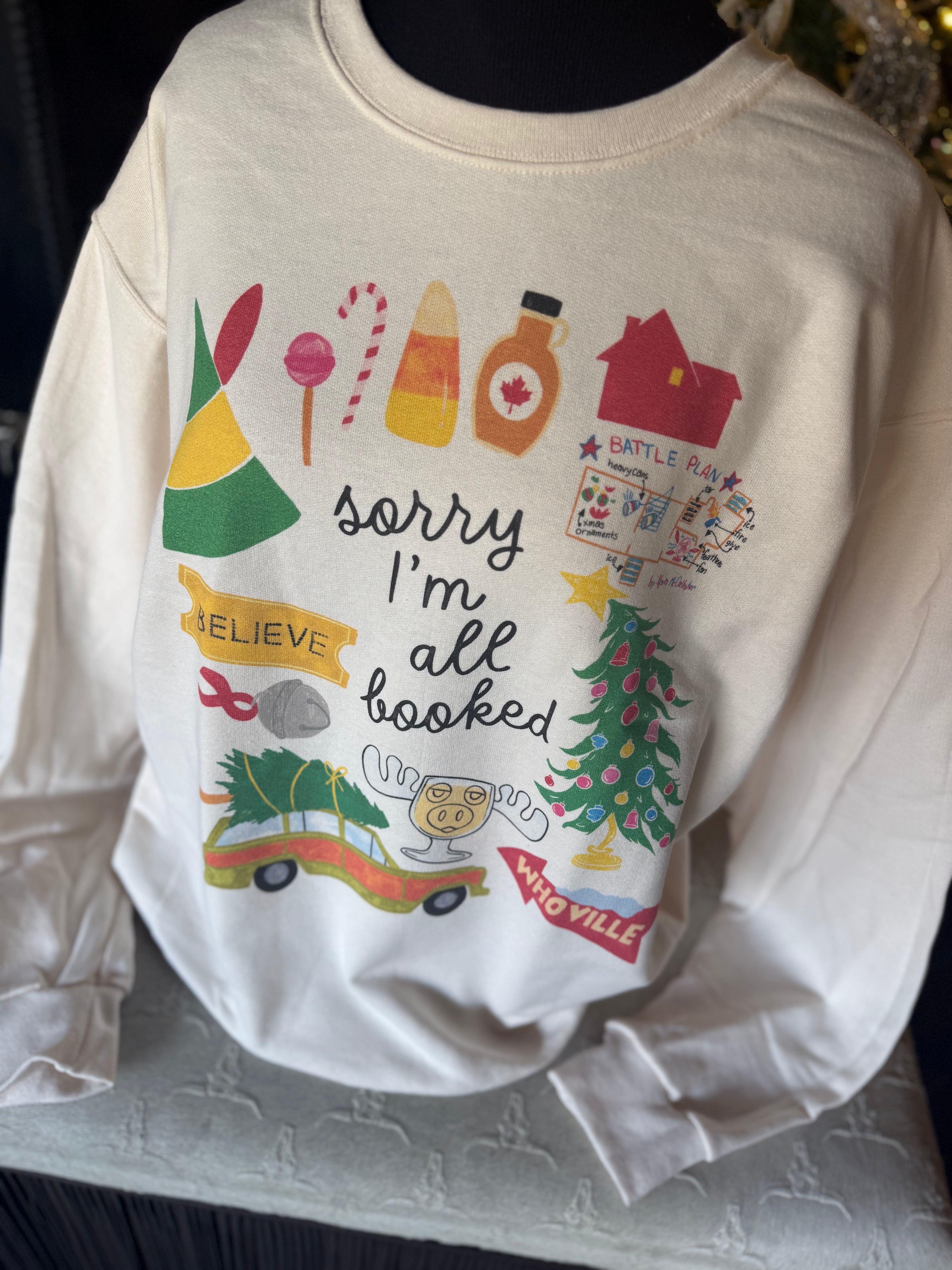 Sorry I’m all Booked Sweatshirt