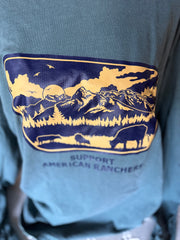 Support American Ranchers Green L/S