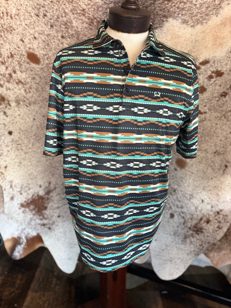 M14 Men Cinch Aztec Polo