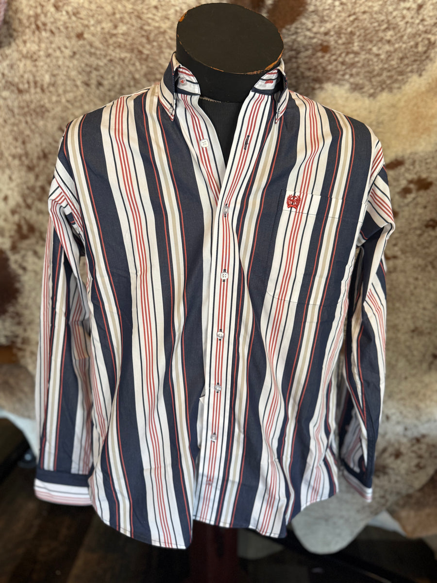 M4 Stripped Button up Cinch