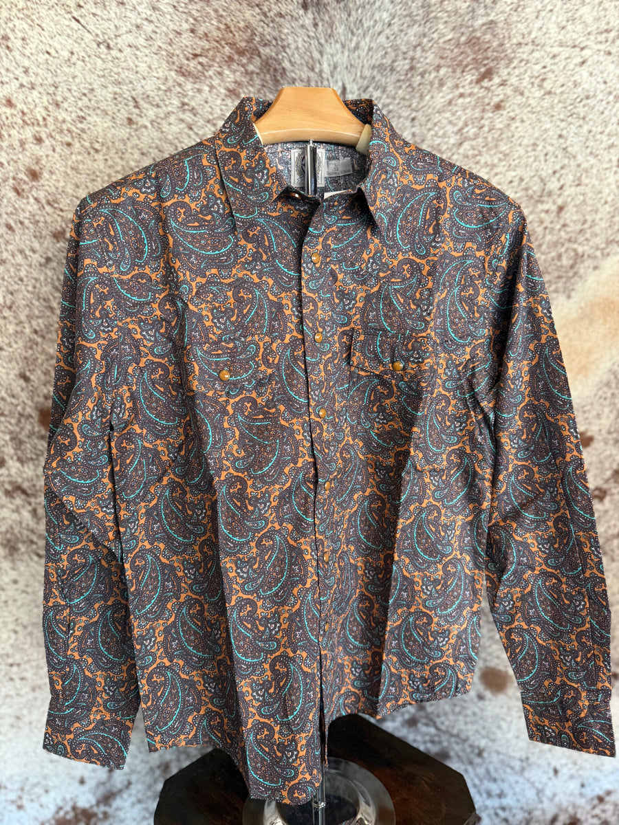 C0100 Kids Snap Button Long Sleeve shirt