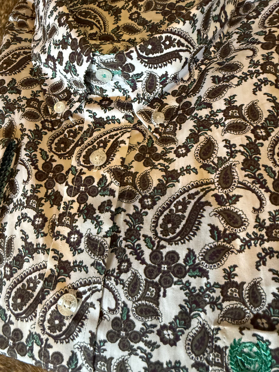 C5969 Paisley Men’s Long sleeve button up