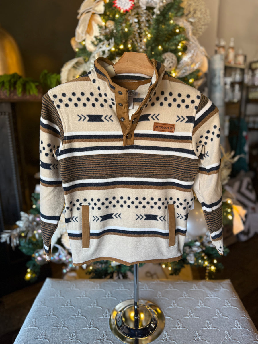 C0019 Boys Polar Fleece/Cream