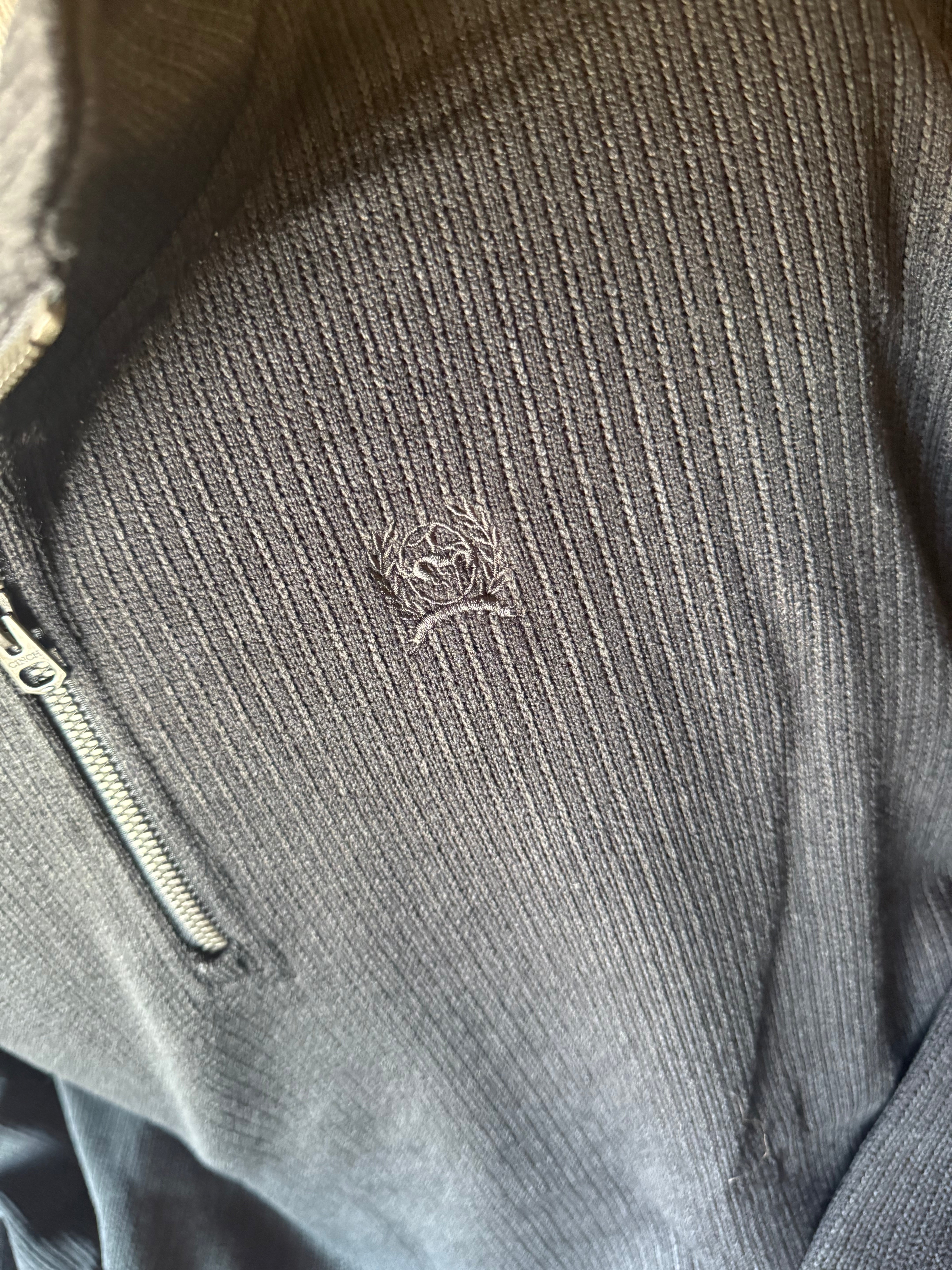 C8019 Men’s Knit 1/4 Zip - Black