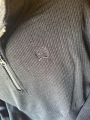 C8019 Men’s Knit 1/4 Zip - Black
