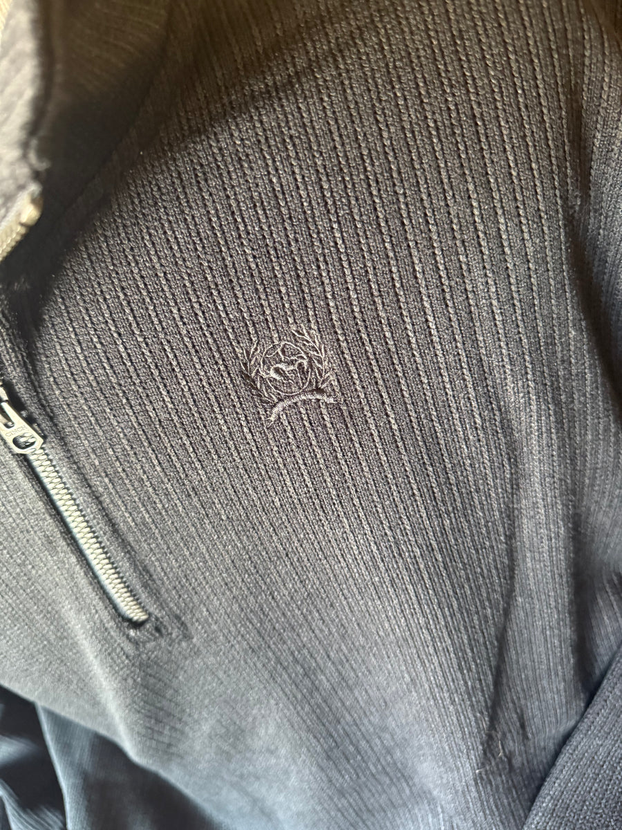 C8019 Men’s Knit 1/4 Zip - Black