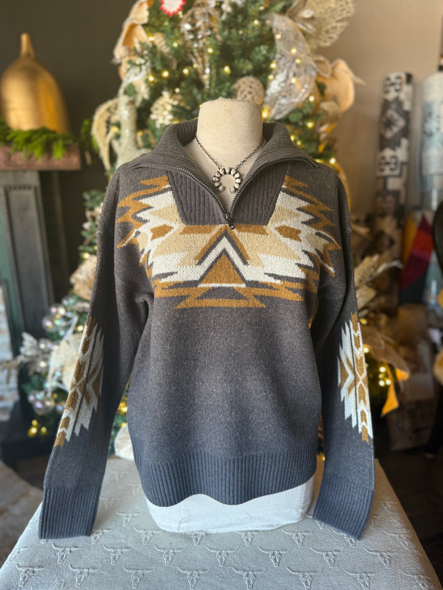 C6001 Women’s Sweater/ Charcoal
