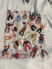 W408 Way out West Tee