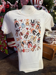 W408 Way out West Tee