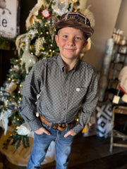 C0394 Boys L/S Print Gray