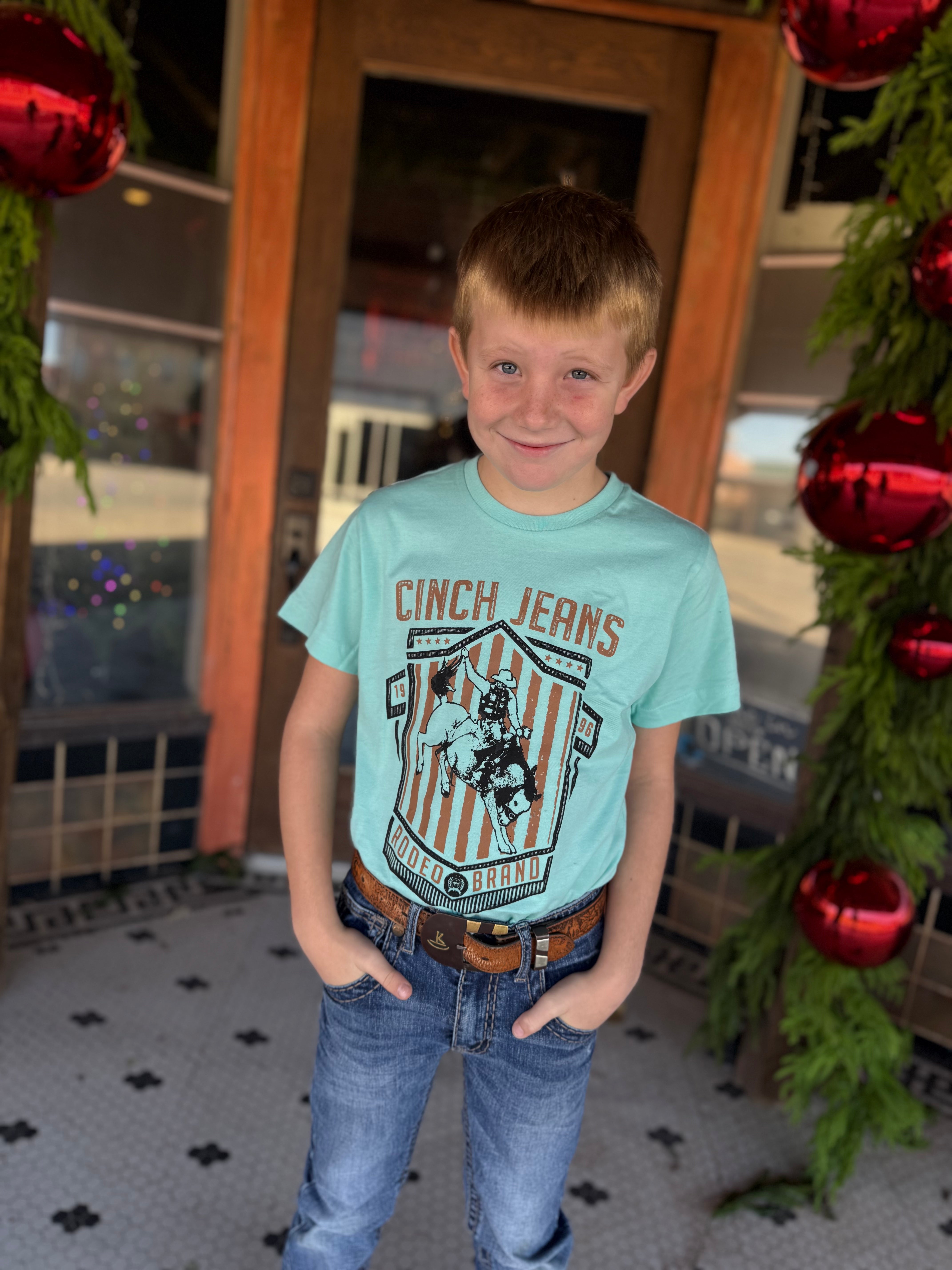 C0168 Turquoise Bronc Rider T-Shirt