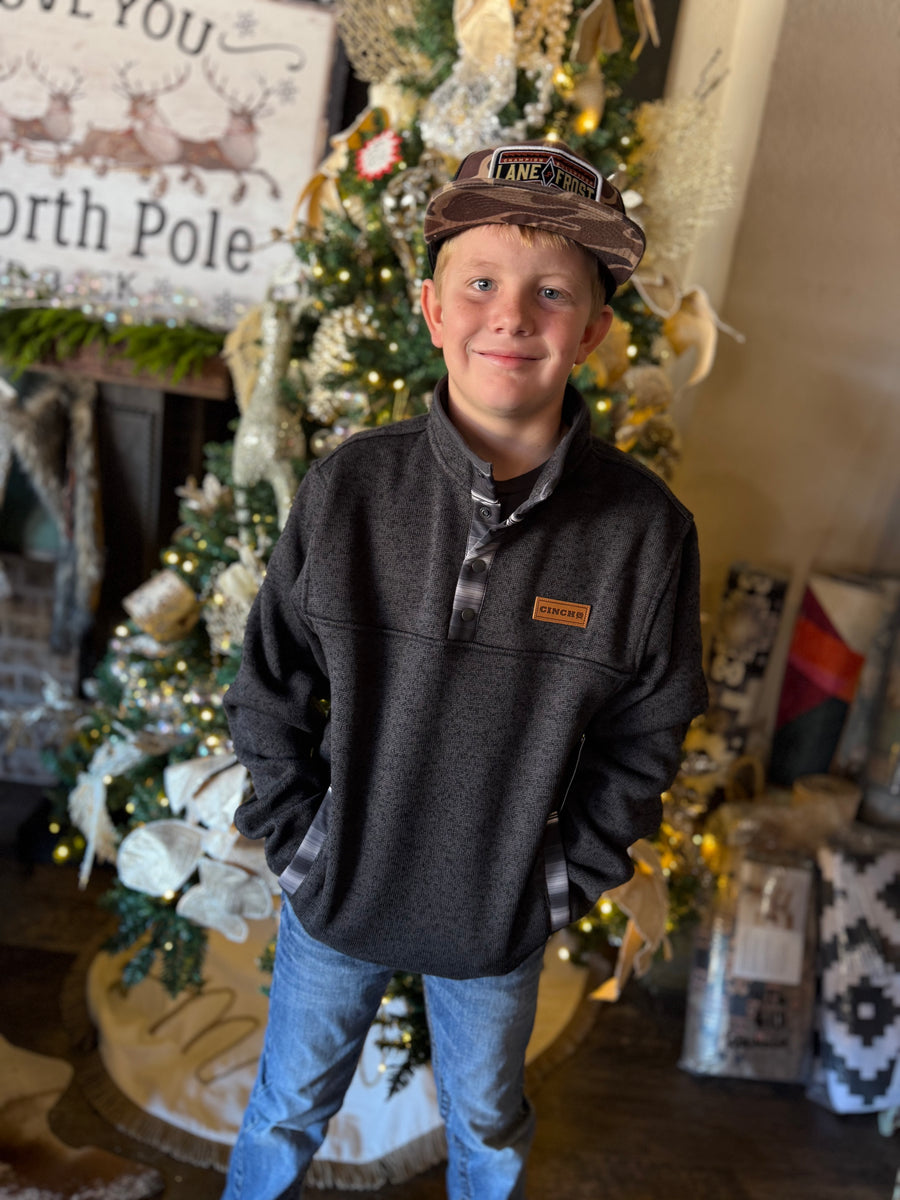 C0005 Boys Pullover / Charcoal