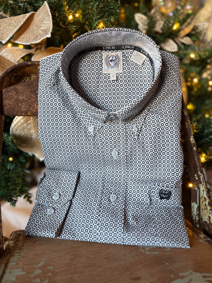 C5996 Men’s L/S Print / Gray