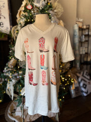 Boots Tee