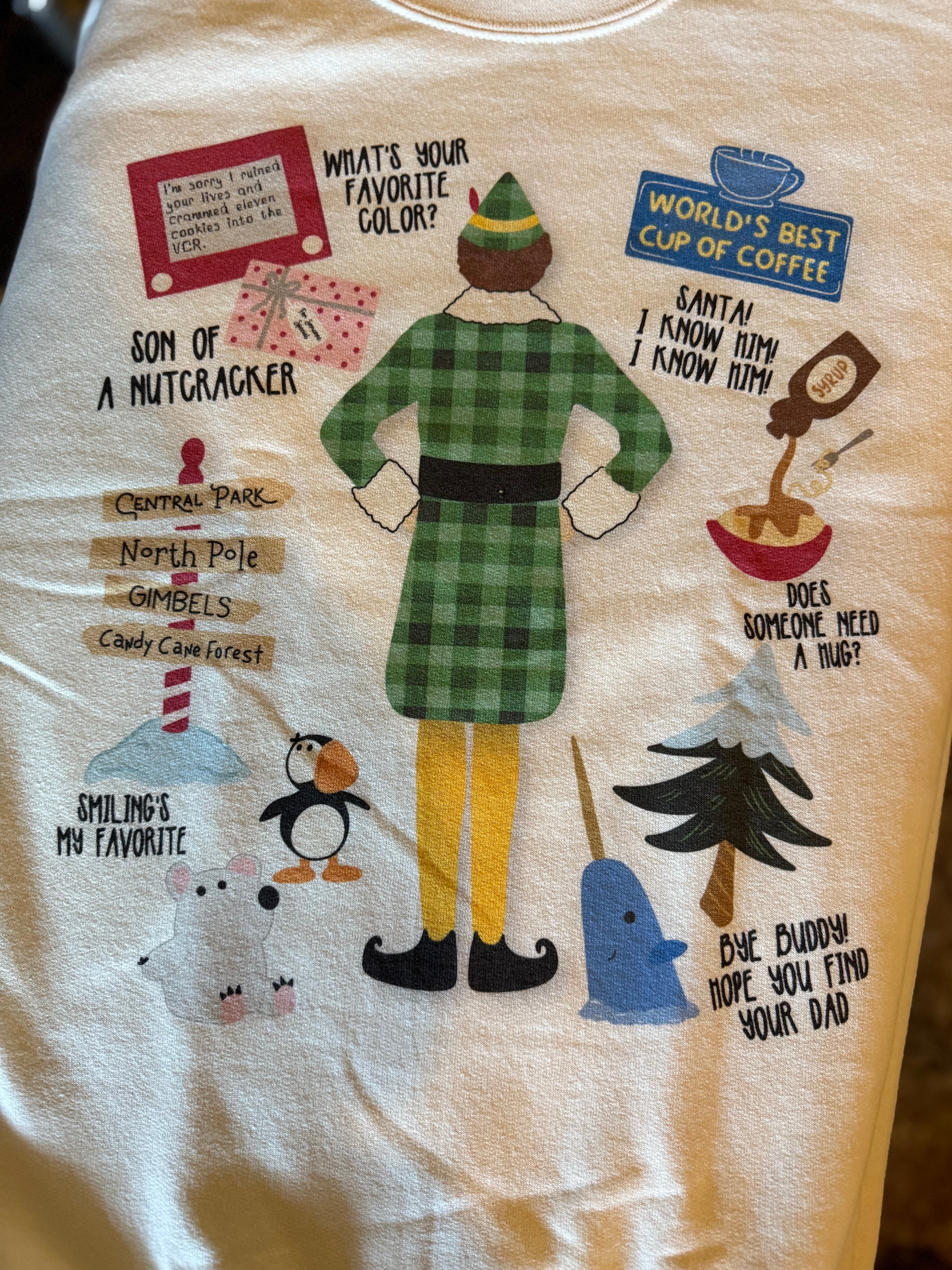 Buddy Collage Sweatshirt