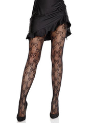 Bow Net Tights