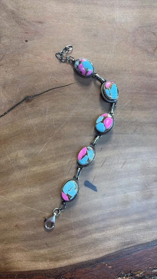 T40 Cotton Candy Link Bracelet