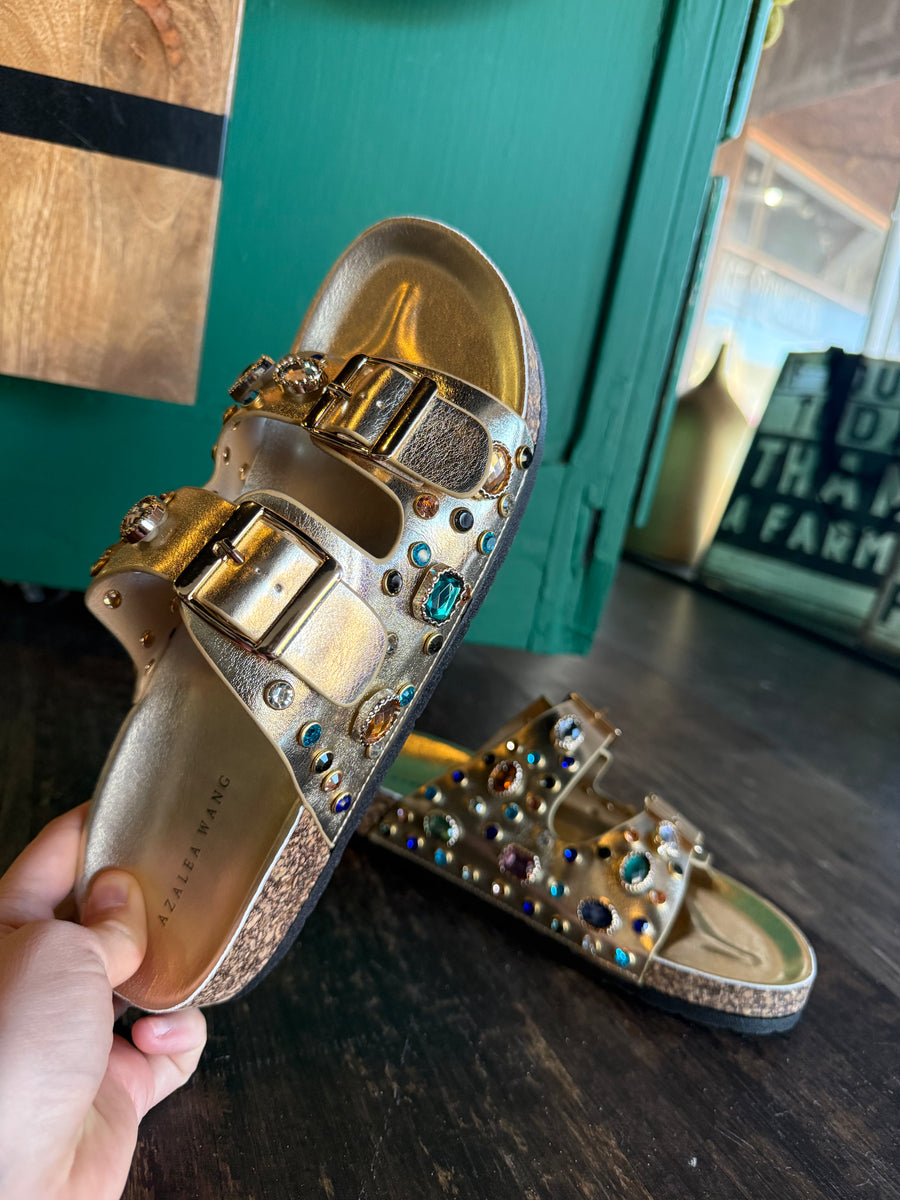 Gold Jewel Sandel
