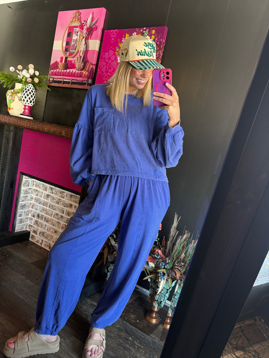 W77 Cobalt Jogger Pants