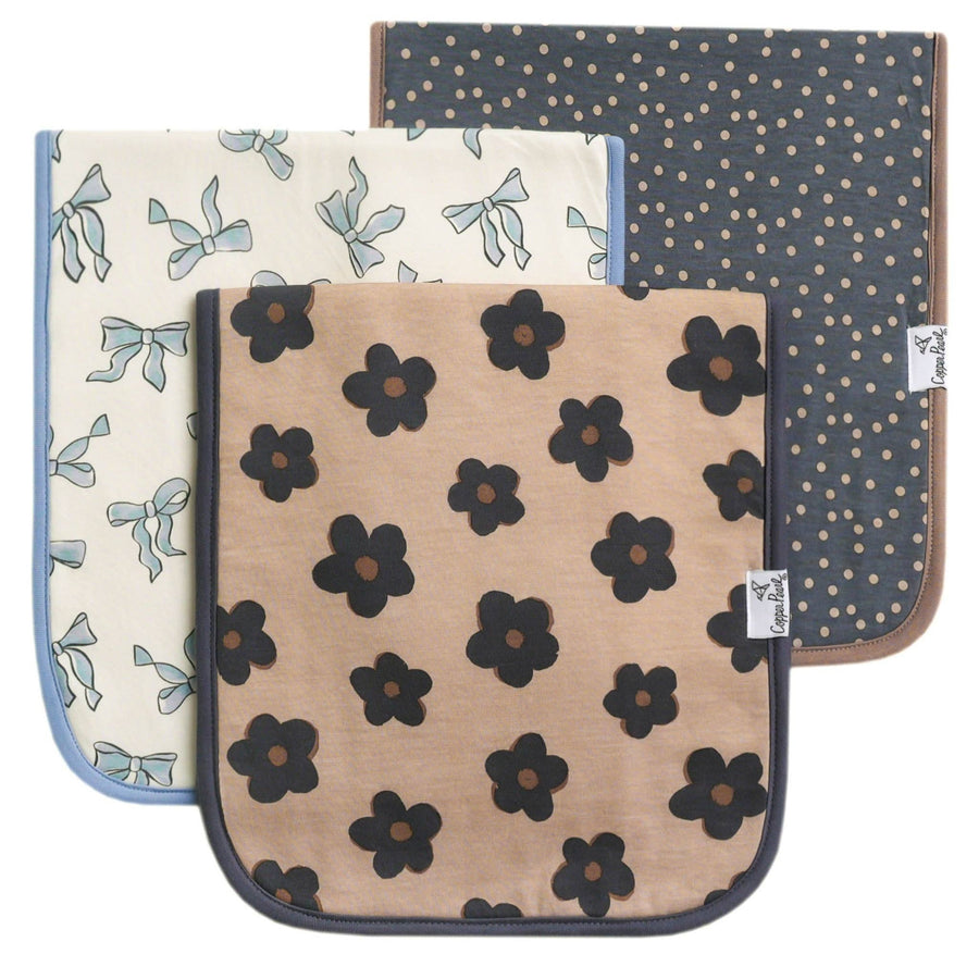 Burp Cloths - Gemma in Tan